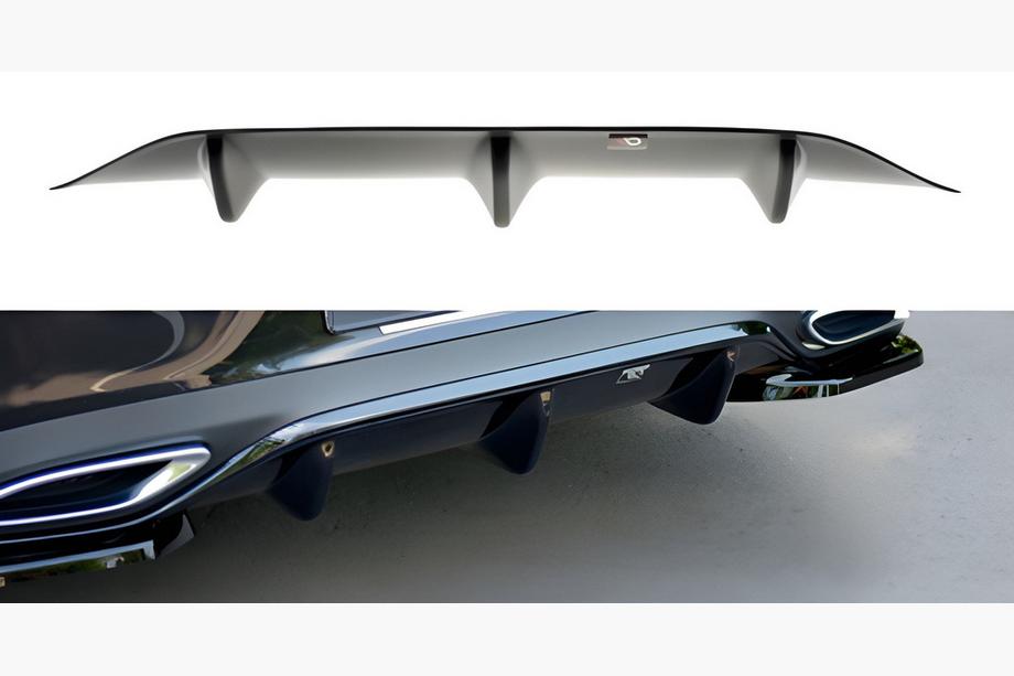 Mercedes E-klasse W213 2016–2023 Bageste diffuser DPT (sort højglans) Image