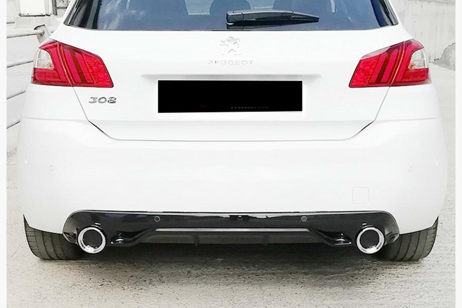 Peugeot 308 2014–2021 Bagdiffuser DPT (HB, højglans sort) Foto 6