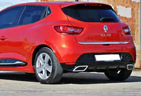 Renault Clio IV 2012–2019 Bagdiffusor DPT V-2 (sort højglans) foto 2