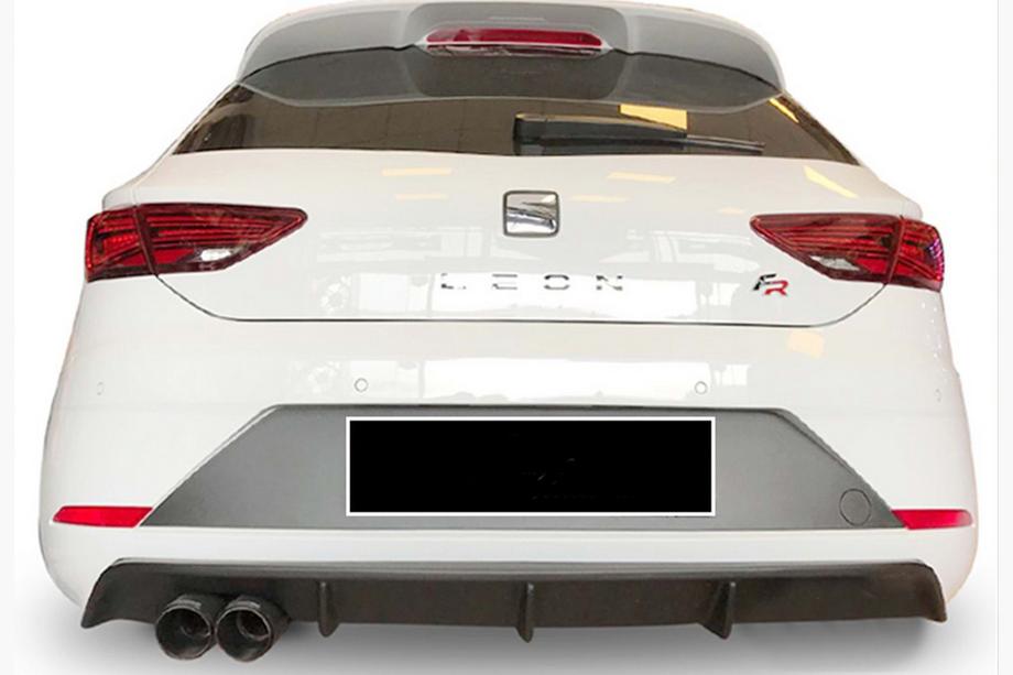 Seat Leon 2013–2020 Bagdiffuser DPT V-4 (2017-2020, sort højglans) Image