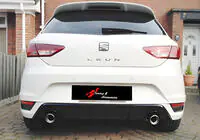 Seat Leon 2013–2020 Bageste diffuser DPT V-1 (blank sort) foto 1
