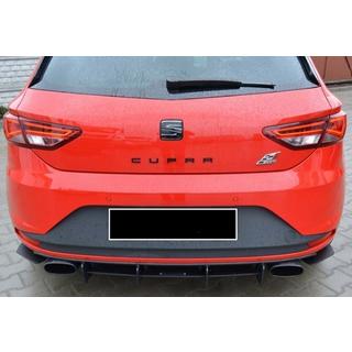 Bagdiffuser DPT V-6 (2013-2016, sort højglans) Seat Leon 2013–2020 foto 3