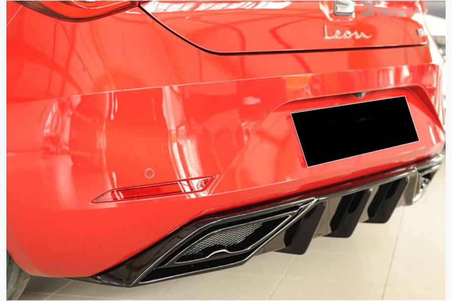 Seat Leon 2020– Bagdiffusor DPT V-2 (sort højglans) Image