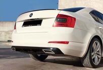 Skoda Octavia III A7 2013–2019 Bagdiffusor DPT V-4 (LB, blank sort) foto 2