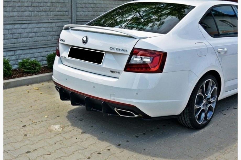 Skoda Octavia III A7 2013–2019 Bagdiffuser DPT V-5 (LB, mat sort) Foto 2