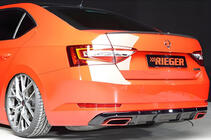 Skoda Superb 2015–2024 Bageste diffuser DPT V-1 (blank sort) foto 1