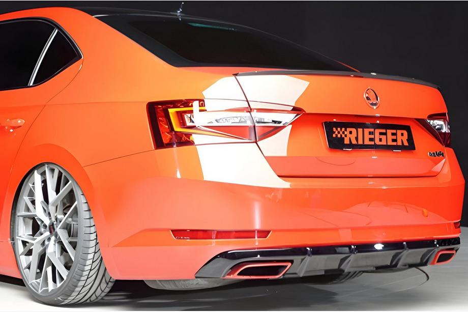 Skoda Superb 2015–2024 Bageste diffuser DPT V-1 (blank sort) Image