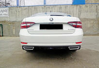 Skoda Superb 2015–2024 Bagdiffusor DPT V-2 (sort højglans) foto 1