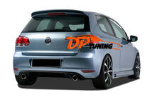 Volkswagen Golf 6 2008–2014 Bagdiffusor DPT V-1 (til Base, blank sort) foto 1