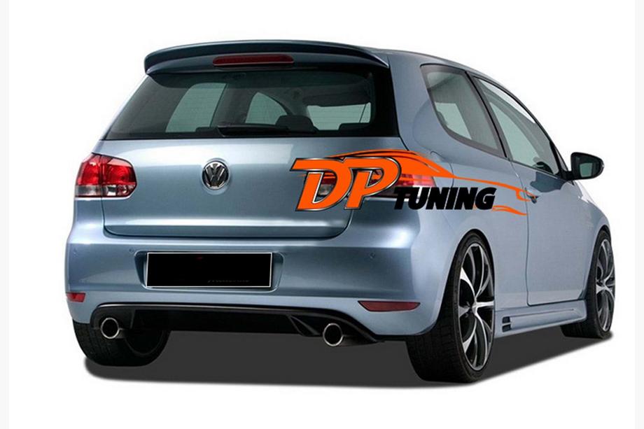 Volkswagen Golf 6 2008–2014 Bagdiffusor DPT V-1 (til Base, blank sort) Image