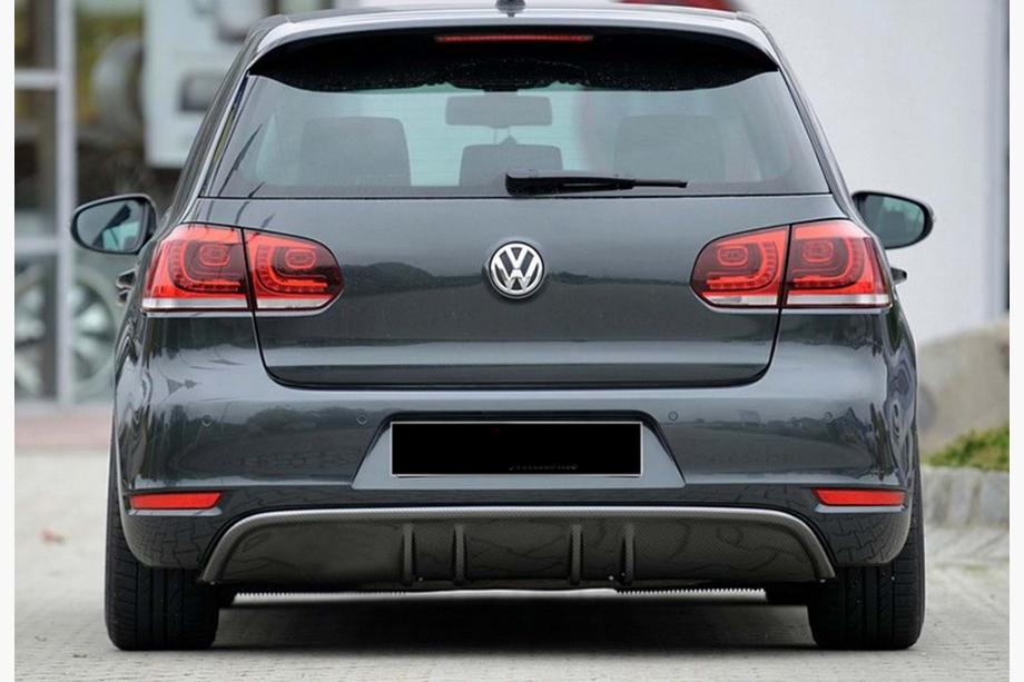 Volkswagen Golf 6 2008–2014 Bagdiffuser DPT V-3 (til GTI, sort højglans) Image