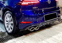 Volkswagen Golf 7/E-Golf 2012–2020 Bageste diffuser DPT V-1 (2017-2019, blank sort) foto 2