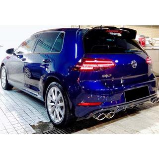 Bageste diffuser DPT V-1 (2017-2019, blank sort) Volkswagen Golf 7/E-Golf 2012–2020 foto 1