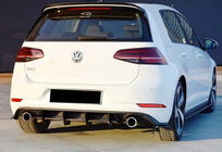 Volkswagen Golf 7/E-Golf 2012–2020 Bagdiffuser DPT V-2 (til GTI, 2017-2019, mat sort) foto 2