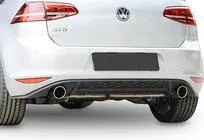 Volkswagen Golf 7/E-Golf 2012–2020 Bagdiffuser DPT V-2 (til GTI, 2012-2017, blank sort) foto 1