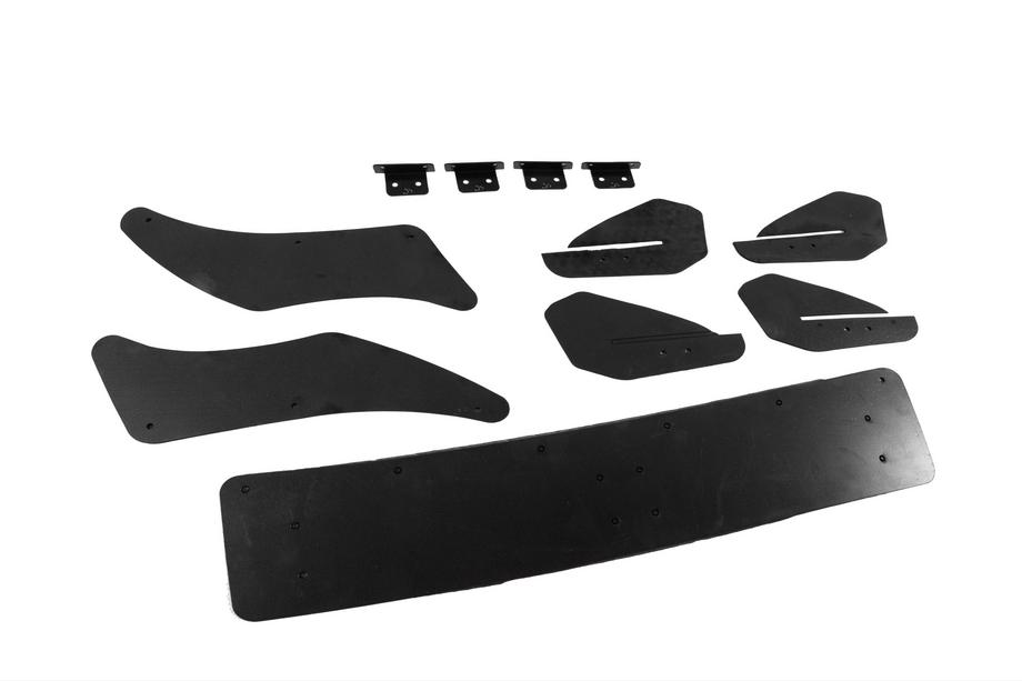 Volkswagen Golf 7/E-Golf 2012–2020 Bageste diffuser DPT V-4 (til R / R-Line, 2012-2019, mat sort) Foto 6