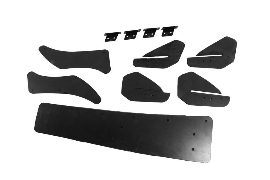 Volkswagen Golf 7/E-Golf 2012–2020 Bageste diffuser DPT V-4 (til R / R-Line, 2012-2019, mat sort) Foto 7