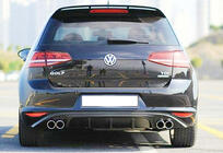 Volkswagen Golf 7/E-Golf 2012–2020 Bagdiffuser DPT V-6 (2012-2017, blank sort) foto 4