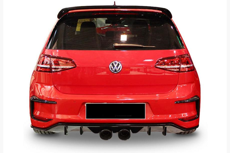 Volkswagen Golf 7/E-Golf 2012–2020 Bagdiffuser DPT V-7 (2012-2017, sort blank) Image