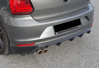 Volkswagen Polo 2010–2017 Bagdiffusor DPT (2014-2017, blank sort) foto 6