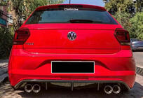Volkswagen Polo 2017– Bagdiffusor DPT V-2 (sort højglans) foto 1