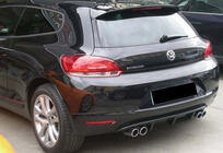 Volkswagen Scirocco 2008–2017 Bagdiffuser DPT V-2 (2008-2013, sort højglans) foto 1