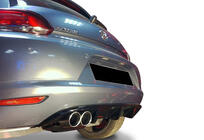 Volkswagen Scirocco 2008–2017 Bagerste diffuser DPT V-3 (2008-2013, blank sort) foto 2