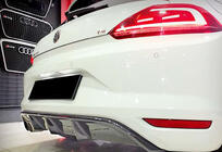 Volkswagen Scirocco 2008–2017 Bagerste diffuser DPT V-5 (2014-2017, sort blank) foto 3