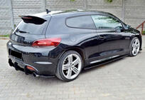 Volkswagen Scirocco 2008–2017 Bagdiffuser DPT V-4 (2008-2017, sort højglans) foto 4