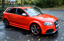 Audi A3 2003–2012 DPT sideskørter (2005-2008, blank sort) foto 1