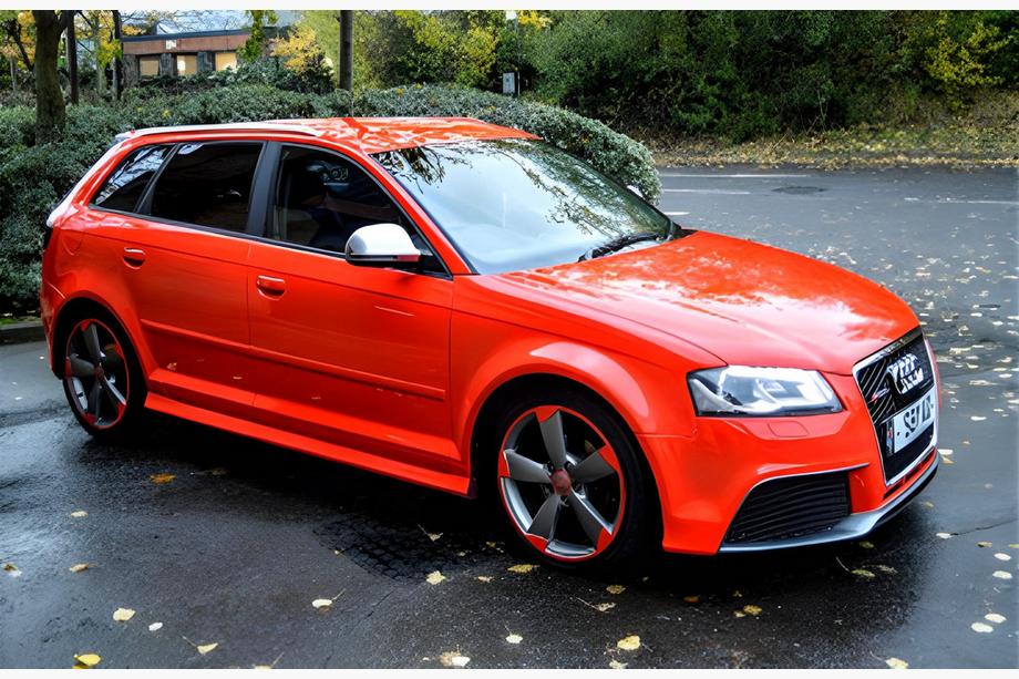 Audi A3 2003–2012 DPT sideskørter (2005-2008, blank sort) Image