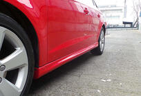 Audi A3 2012–2020 Sideskørter DPT (HB, sort højglans) foto 1
