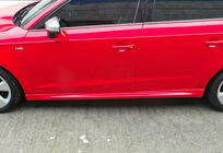 Audi A3 2012–2020 Sideskørter DPT (HB, sort højglans) foto 2