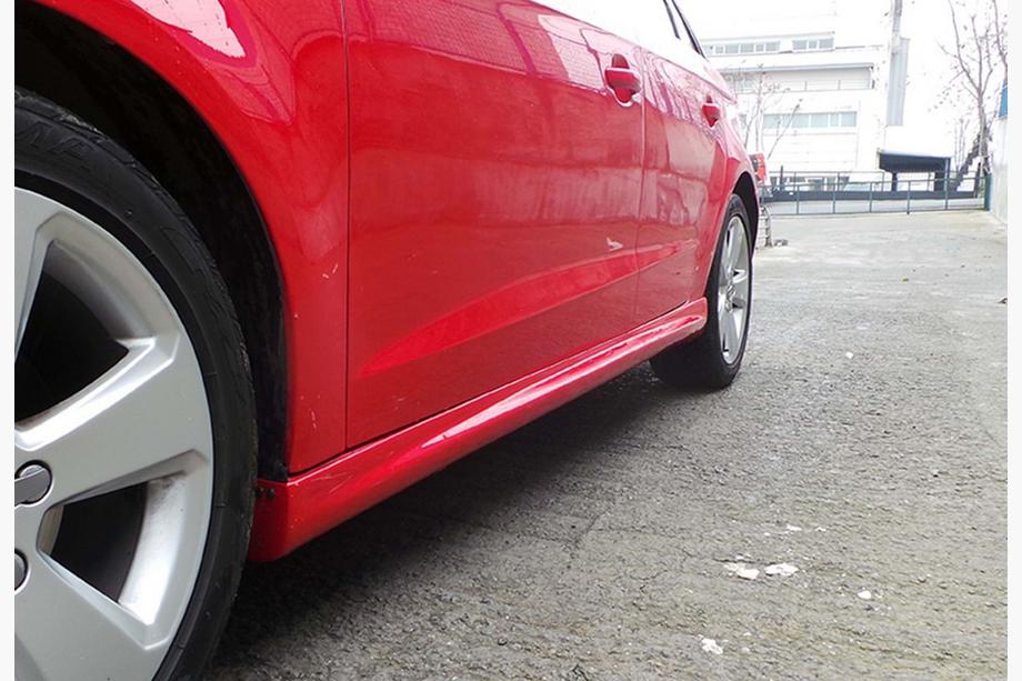 Audi A3 2012–2020 Sideskørter DPT (HB, sort højglans) Image