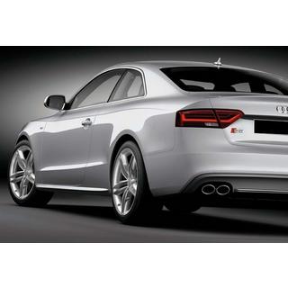 DPT sideskørter (blank sort) Audi A5 2007–2015 foto 2
