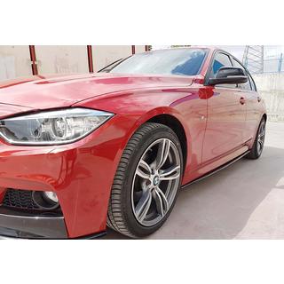 DPT V-3 sideskørt-omlægninger (til M-Sport sideskørter, sort højglans) BMW 3-serie F30/F31 2012–2019 foto 2