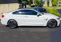 BMW 4-serie F32/F33/F36 2012–2020 DPT sideskørter (blank sort) foto 2