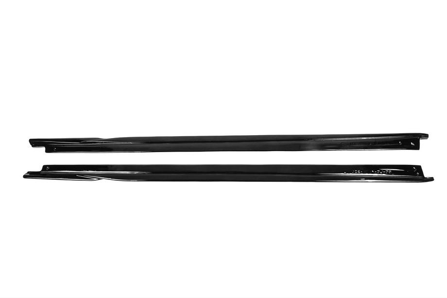 BMW 5-serie G30/G31 2017–2023 DPT V-2 sideskørt-extensions (til M-Sport/M5 sideskørter, sort højglans) Foto 2