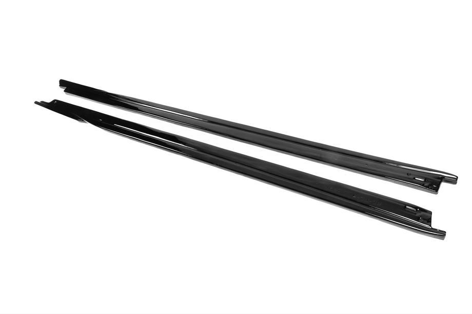 BMW 5-serie G30/G31 2017–2023 DPT V-2 sideskørt-extensions (til M-Sport/M5 sideskørter, sort højglans) Foto 3