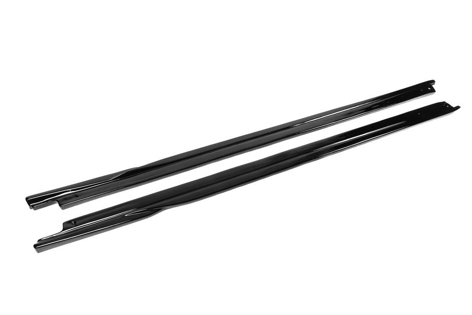 BMW 5-serie G30/G31 2017–2023 DPT V-2 sideskørt-extensions (til M-Sport/M5 sideskørter, sort højglans) Foto 8