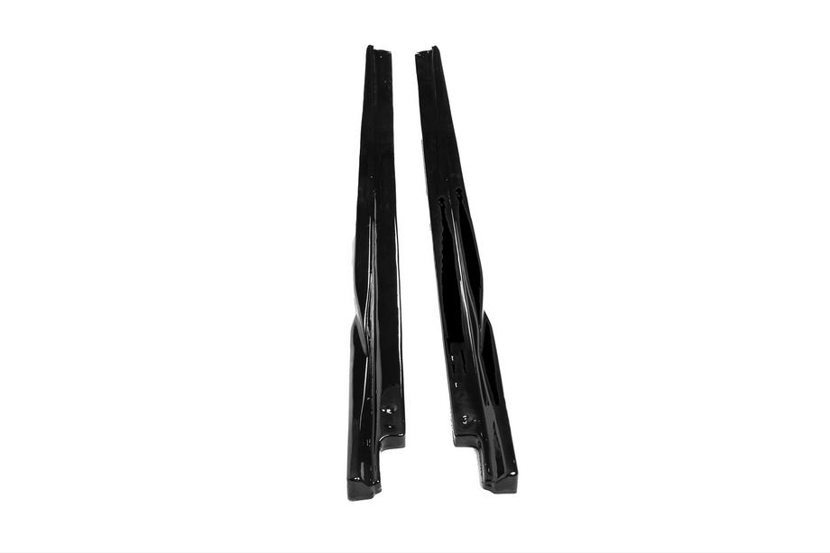 BMW 5-serie G30/G31 2017–2023 DPT V-2 sideskørt-extensions (til M-Sport/M5 sideskørter, sort højglans) Foto 9