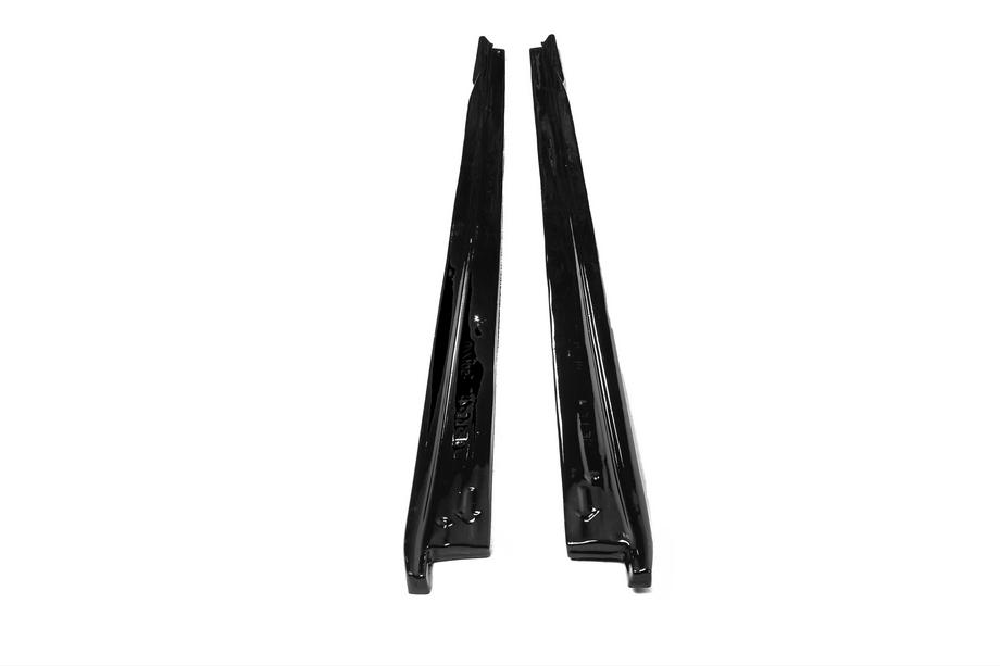 BMW 5-serie G30/G31 2017–2023 DPT V-2 sideskørt-extensions (til M-Sport/M5 sideskørter, sort højglans) Foto 10