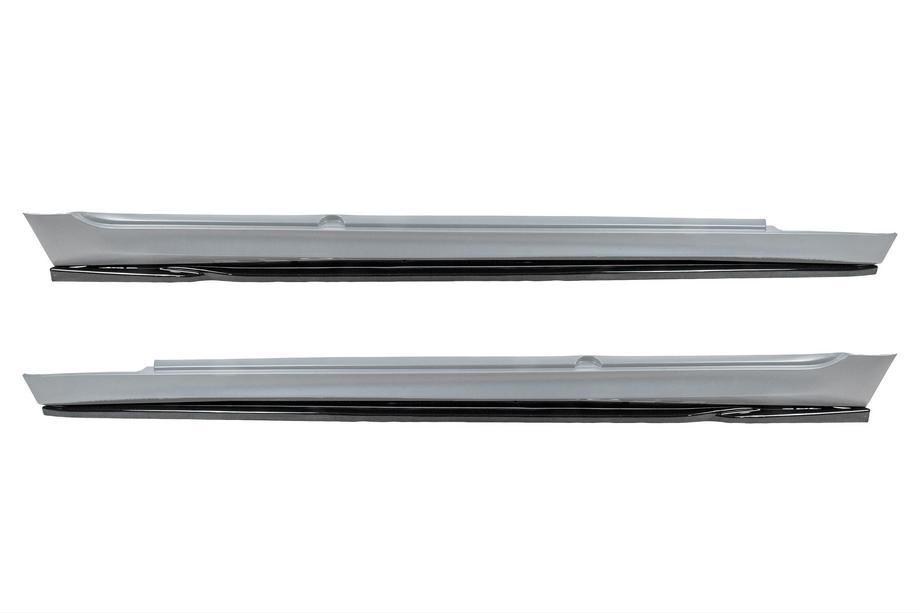 BMW 5-serie G30/G31 2017–2023 DPT V-2 sideskørt-extensions (til M-Sport/M5 sideskørter, sort højglans) Foto 5