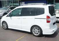 Ford Courier 2014–2023 DPT sideskørter (blank sort) foto 3