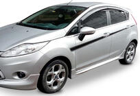 Ford Fiesta 2008–2017 Sideskørter DPT V-2 (HB, sort højglans) foto 2