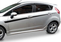 Ford Fiesta 2008–2017 Sideskørter DPT V-2 (HB, sort højglans) foto 1
