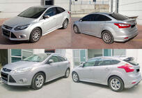 Ford Focus III 2011–2017 Sideskørter DPT (2011-2014, til lakering) foto 1