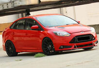 Ford Focus III 2011–2017 DPT sideskørter (SD, 2015-2017, sort højglans) foto 4