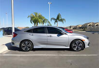 Honda Civic Sedan X 2016–2021 Sideskørter DPT V-1 (til lakering) foto 2