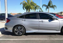 Honda Civic Sedan X 2016–2021 Sideskørter DPT V-1 (til lakering) foto 1